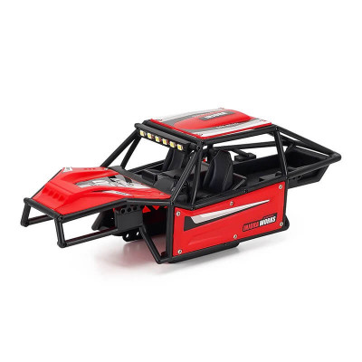 INJORA Rock Buggy Body voor TRX-4m (vlakke servo vereist) - Rood