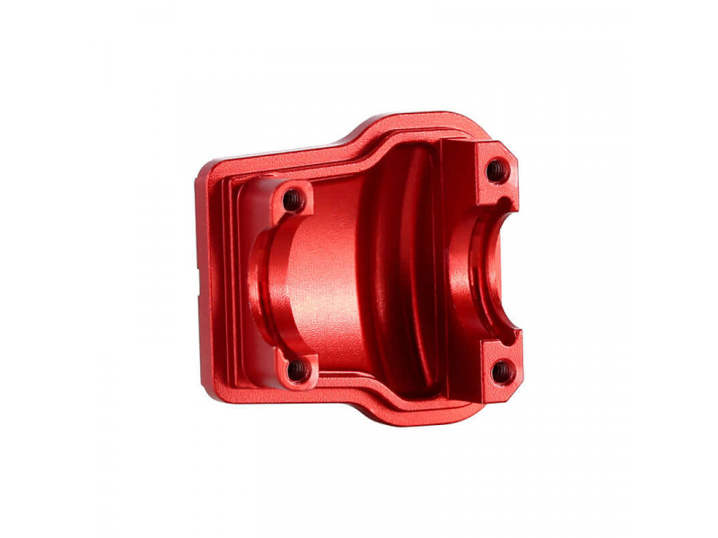 INJORA Alu Diff Covers 2st voor Traxxas TRX-4m - Rood