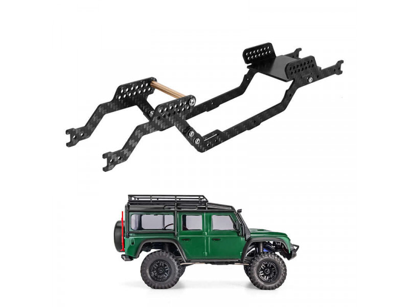 INJORA Carbon Chassis voor Traxxas TRX-4m Defender