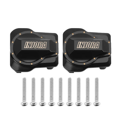 INJORA Messing Diff Covers 9g voor Traxxas TRX-4m 1/18 - 4M-62