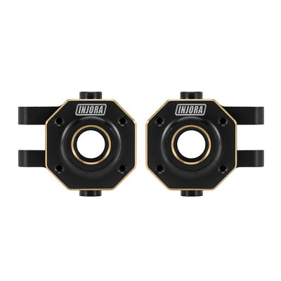  INJORA Black Brass Steering Knuckles and Axle Weights for TRX-4m
