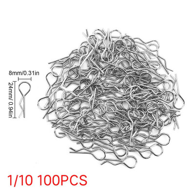 INJORA Metalen Body Clips voor 1/10 RC-Auto's - 100st - DG-A09