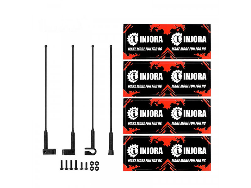 INJORA Antenne Set voor 1/18 - 1/24 Crawlers - INA-105