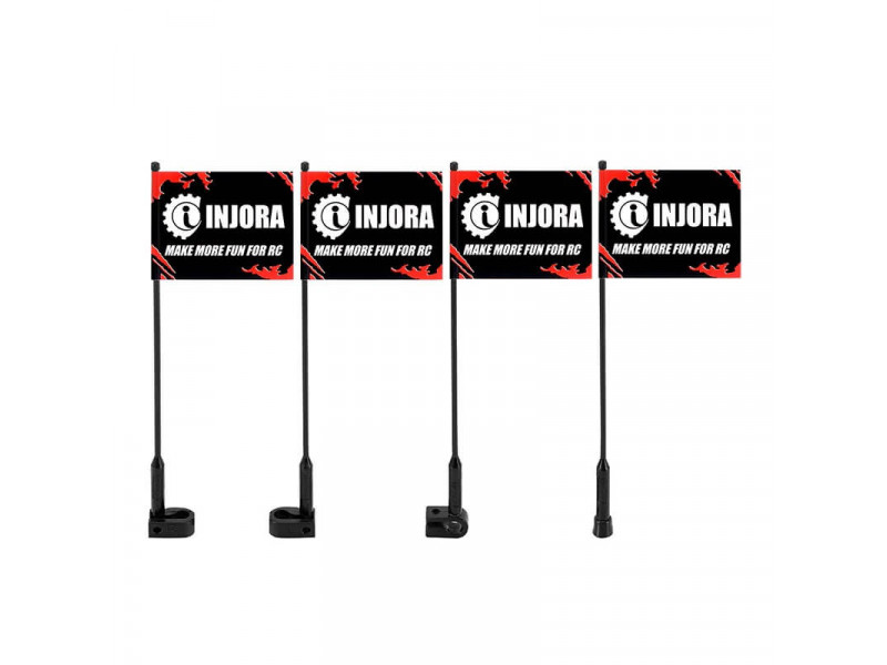 INJORA Antenne Set voor 1/18 - 1/24 Crawlers - INA-105