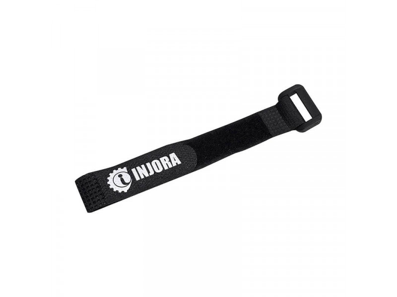 INJORA Batterij Klittenband Straps 200x20mm 5st - Zwart - INA108-5-20