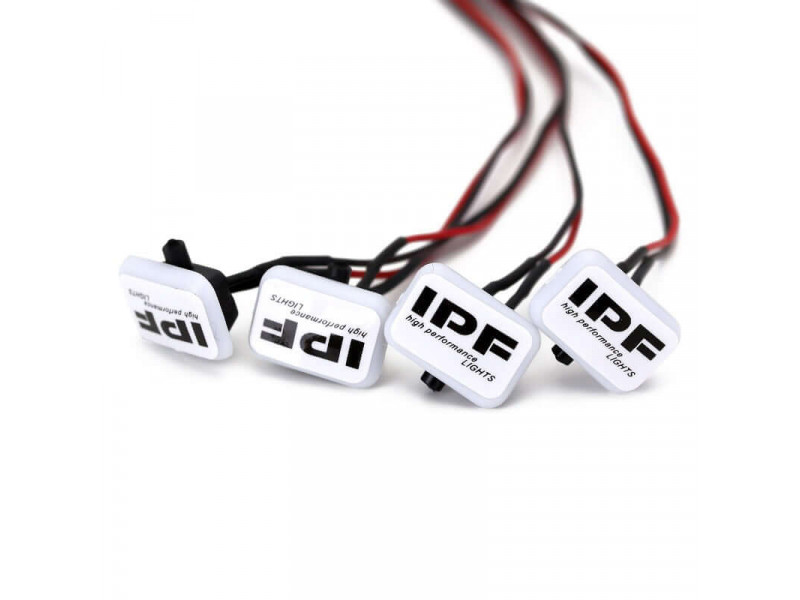 INJORA IPF Sticker LED Vierkante koplampen SCX24 - YQ-L26
