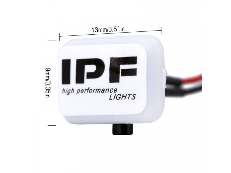 INJORA IPF Sticker LED Vierkante koplampen SCX24 - YQ-L26