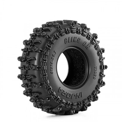 INJORA 0.7" Cling On Tires 41x14mm 4pcs for Axial SCX30 - T7020