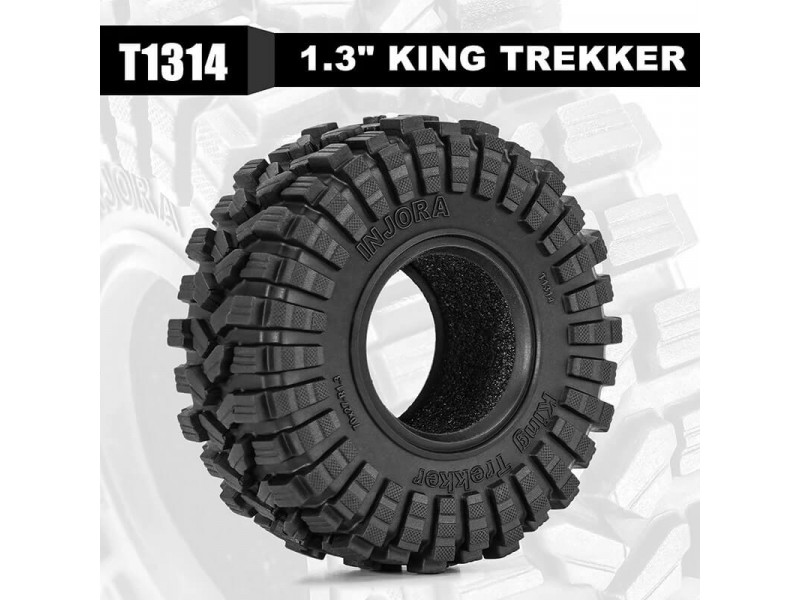 INJORA King Trekker 1.3" Crawler Banden 70x27mm 4st - YQT-1314