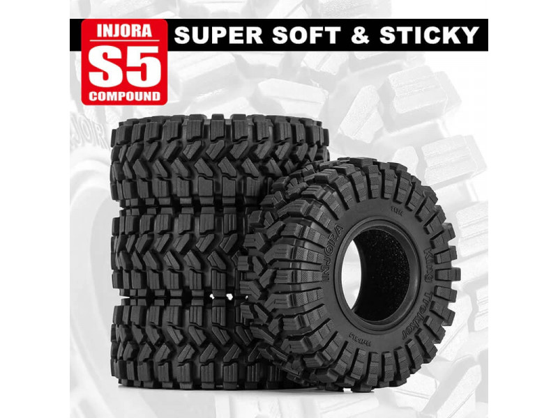 INJORA King Trekker 1.3" Crawler Banden 70x27mm 4st - YQT-1314