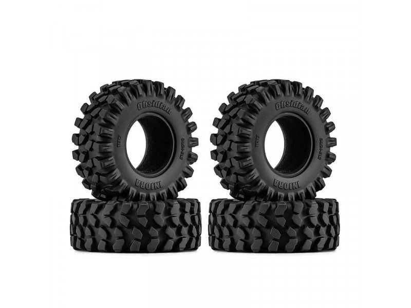 INJORA Obsidian 1.3" Rock Crawler Banden 4st 64x24mm - YQT-1323