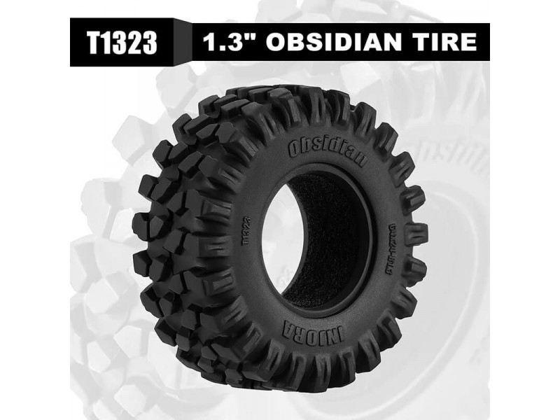 INJORA Obsidian 1.3" Rock Crawler Banden 4st 64x24mm - YQT-1323