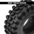 INJORA Obsidian 1.3" Rock Crawler Banden 4st 64x24mm - YQT-1323