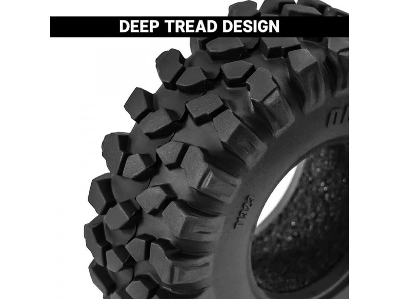 INJORA Obsidian 1.3" Rock Crawler Banden 4st 64x24mm - YQT-1323