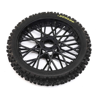 LOSI Dunlop MX53 Voorwiel Zwarte Velg Promoto-MX - LOS46004