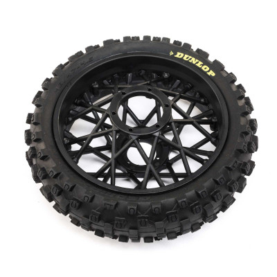 LOSI Dunlop MX53 Achterwiel Zwarte Velg Promoto-MX - LOS46005