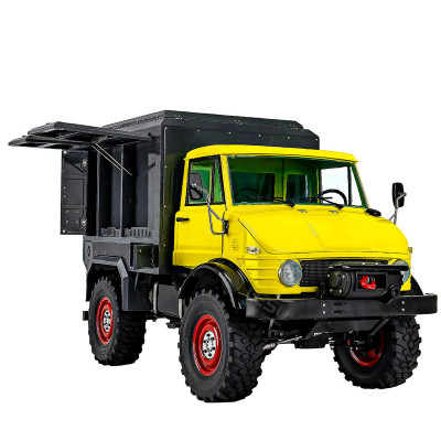 Lesu Unimog UM406 met Opbouw 1/10 RTR - Geel