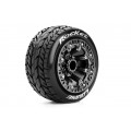 1/16 Stadium Truck Tires - gemonteerd, Soft / 2,2 '' zwart chromen spaakvelg / HEX12 mm - LR-T3188SBC