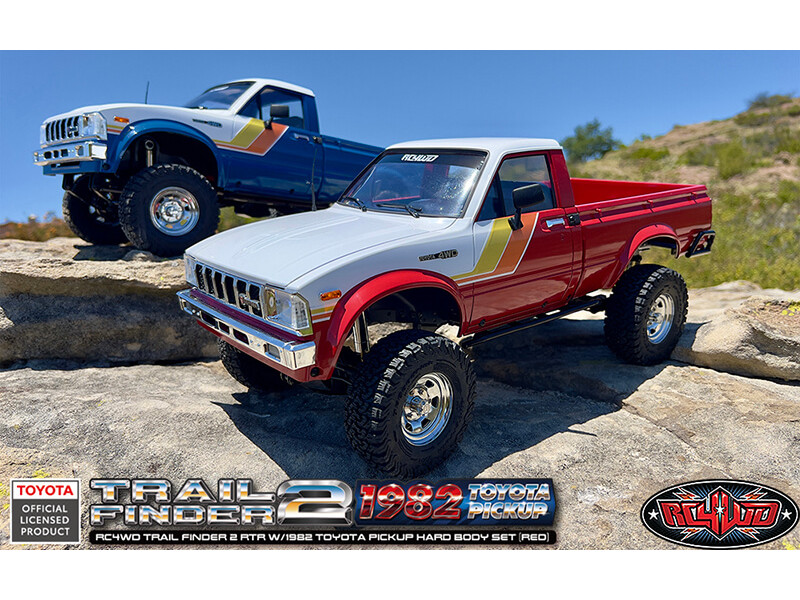 RC4WD Trail Finder 2 Toyota Pickup 1982 1/10 RTR - Rood