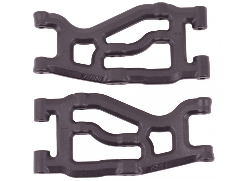 RPM Front A-Arms for Axial Evo Black - RPM70472