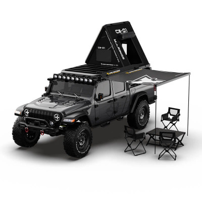 Rlaarlo JK07 Pro 1/7 Brushless Crawler with Camping Equipment - Gray