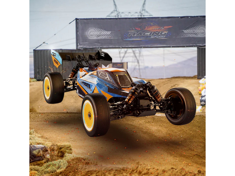 Rlaarlo Amoril AM-X12 Carbon 1/12 4WD Brushless Buggy 100% RTR - Oranje