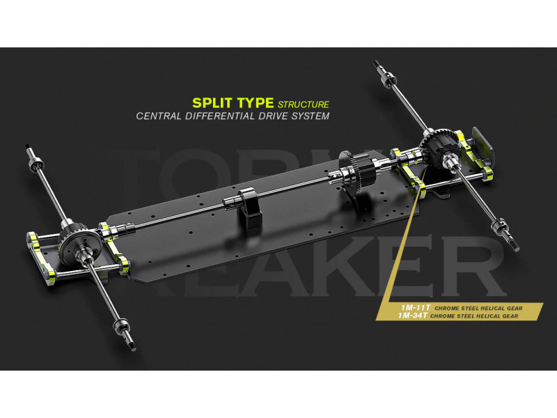 Rlaarlo SBK10 Storm Breaker 1/10 Brushless 4WD Buggy RTR - Carbon Edition