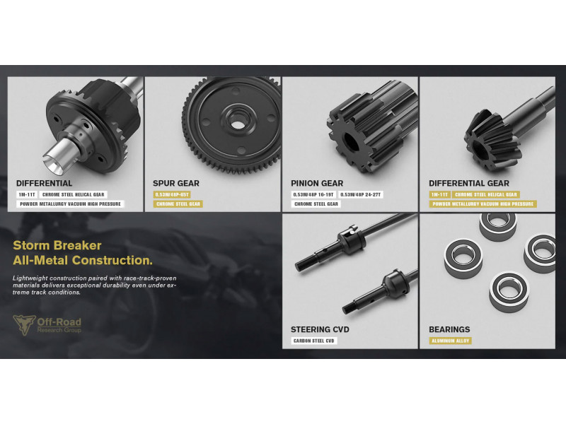 Rlaarlo SBK10 Storm Breaker 1/10 Brushless 4WD Buggy RTR - Carbon Edition