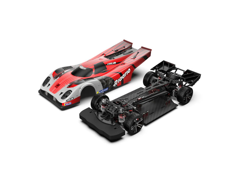 Rlaarlo AK-917 Carbon Edition Roller 1/10 4WD Onroad Racer - Rood