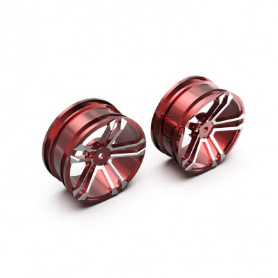 Rlaarlo Alu Rims Red 2pcs for AK-787 / AK-917 - R10112-R