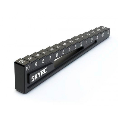 SkyRC Rij Hoogte Meter -3 tot 10mm Zwart