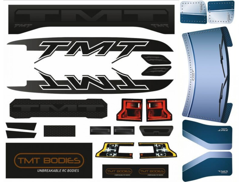 Onbreekbare body voor Traxxas X-MAXX 8S - Zwart
