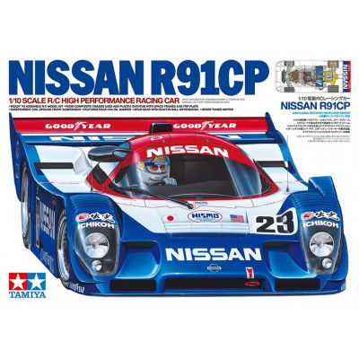 Tamiya Nissan R91CP Group C 1/10 RC Model Kit - 2WD