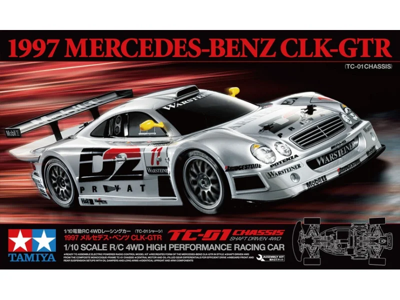 Tamiya Mercedes-Benz CLK-GTR 1997 1/10 TC-01