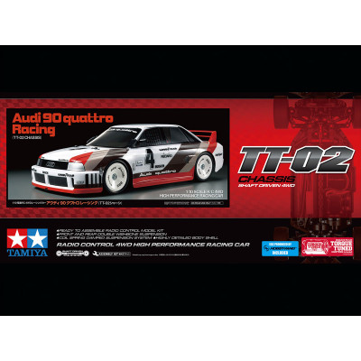 Tamiya TT-02 Audi 90 Quattro Racing - 1/10 RC Kit