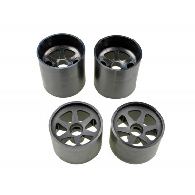 Tamiya Black Wheel Set for Mercedes C11 Group C - 9335088