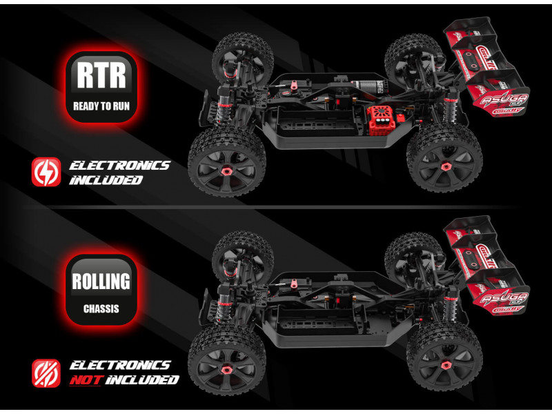 Team Corally ASUGA XLR 6S Roller 1/7 - Rood 2023