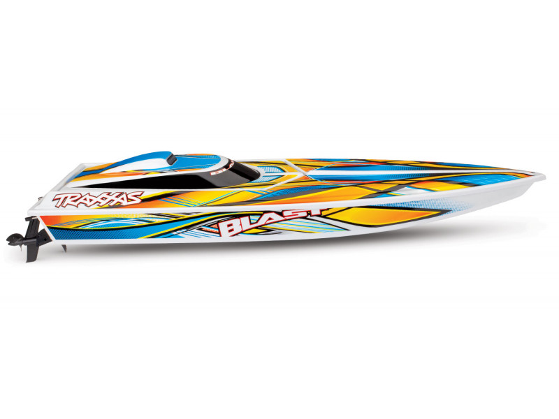 Traxxas Blast High Performance Race Boat USB-C RTR - Oranje