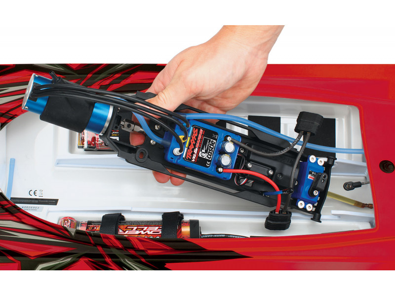 Traxxas Spartan™ Brushless Muscleboat!