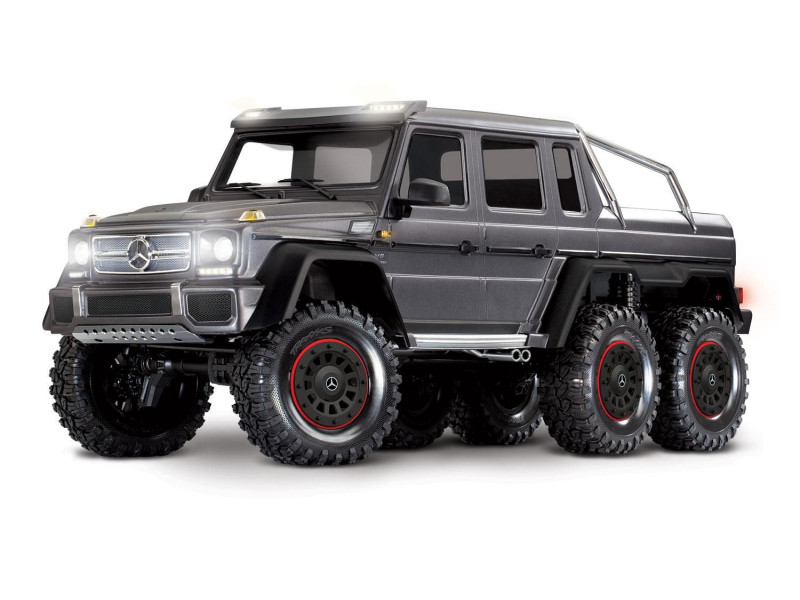 Traxxas TRX-6 Mercedes-Benz G 63 AMG 6X6 Clipless Crawler - Grijs