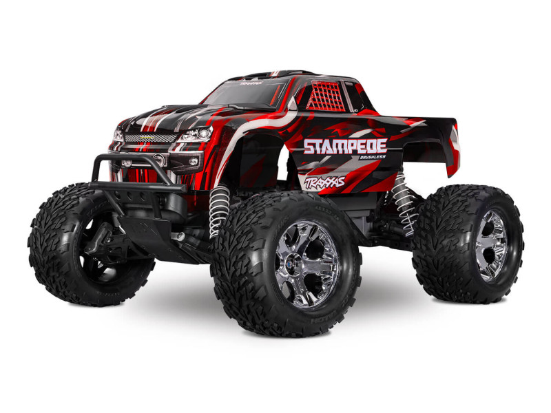 Traxxas Stampede 2WD BL-2s 1/10 Brushless Monster Truck RTR - Rood