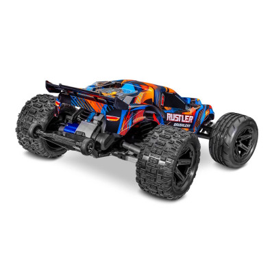 Traxxas Rustler VX3 2WD Brushless Stadium Truck RTR - Orange