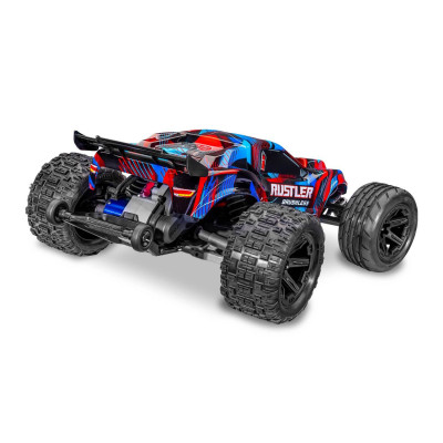 Traxxas Rustler VX3 2WD Brushless Stadium Truck RTR - Red