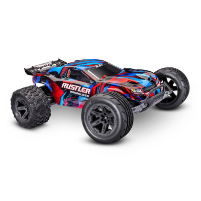 Traxxas Rustler VX3 2WD Brushless Stadium Truck RTR - Red