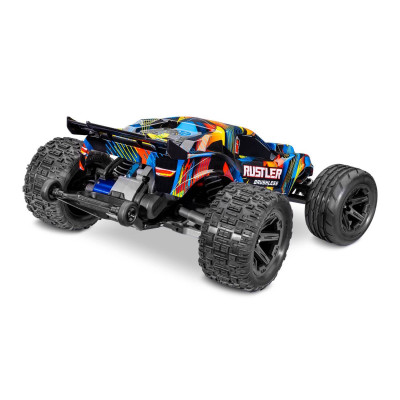 Traxxas Rustler VX3 2WD Brushless Stadium Truck RTR - Yellow
