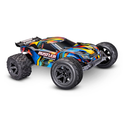 Traxxas Rustler VX3 2WD Brushless Stadium Truck RTR - Yellow