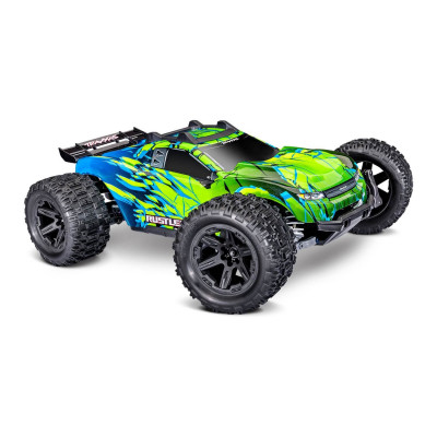 Traxxas Rustler VX3 4X4 Brushless Stadium Truck RTR - Green