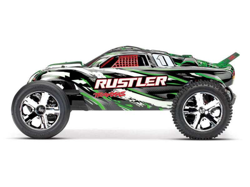Traxxas Rustler 2WD XL-5 RTR 1/10 - Groen