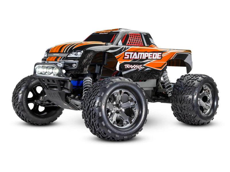 Traxxas Stampede XL-5 2WD met LED 100% RTR - Oranje 2023