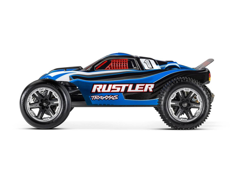 Traxxas Rustler Stadium Truck 2WD XL-5 100% RTR - Blauw